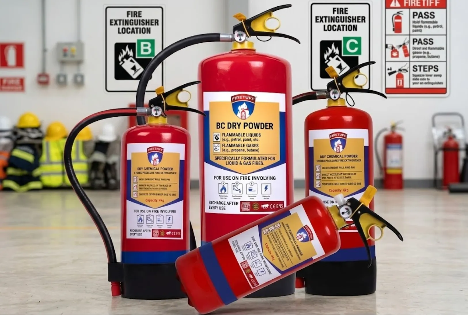 BC Dry Powder Fire Extinguishers