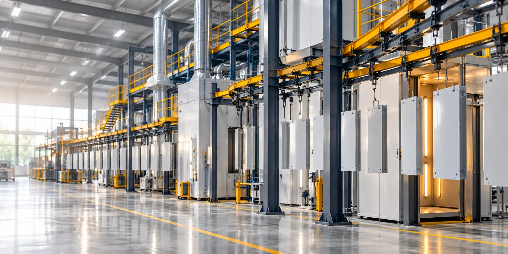 Conveyorised Powder Coating Plant